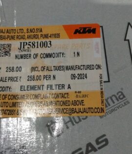 FILTER ELEMENT KTM  - JP581003