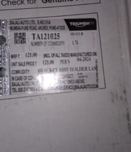 BRACKET ASSY HOLDER LAMP HEAD RH TRIUMPH -TA121025
