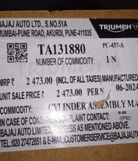 CYLINDER ASSEMBLY MASTER FRONT TRIUMPH -TA131880