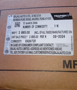 RADIATOR TRIUMPH -TA601206