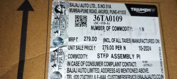 STEP ASSEMBLY PILLION LH -36TA0109