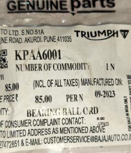 BEARING BALL ORDINARY CLEARANCE -KPAA6001