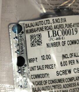 SCREW CSK SOCKET M6X1 -LBC00019