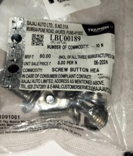 SCREW BUTTON HEAD STEP M6X1 -LBU00189