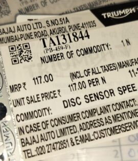 DISC SENSOR SPEED FRONT -TA131844