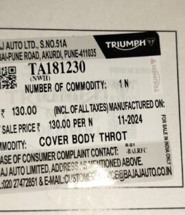 COVER BODY THROTTLE RH -TA181230