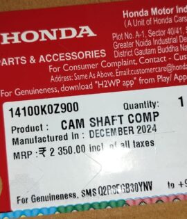 HONDA CAMSHAFT COMP.  - 14100-K0Z-900