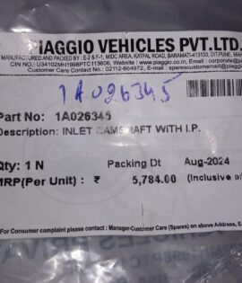 VESPA-INLET CAMSHAFT WITH I.P. -1A026345