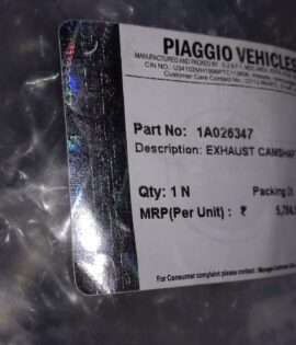VESPA-EXHAUST CAMSHAFT WITH I.P. -1A026347