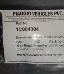 VESPA-BRAKE SHOES COUPLE -1C004384