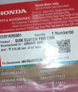 HONDA DISK, CLUTCH FRICTION(F.C.C.)  - 22201-KRE-G01