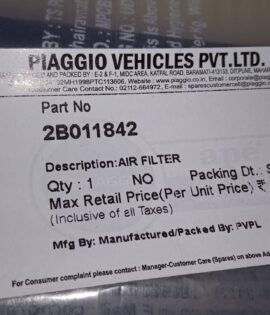 VESPA-AIR FILTER -2B011842