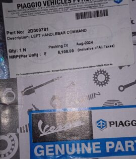 VESPA-LEFT HANDLEBAR COMMAND-2D000781