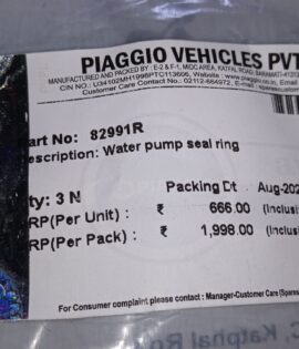 VESPA-WATER PUMP SEAL RING -82991R